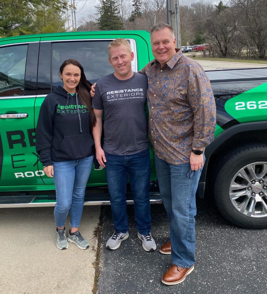 Kate and Tom Cutts of Resistance Exteriors in Delafield, Wisconsin.
